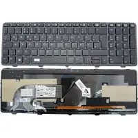 T-ProTek Clavier - couleur : noir - avec cadre - avec éclairage Clavier allemand compatible avec P/N : SN9123BL