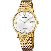 Festina Montre homme suisse bracelet en acier inoxydable or D2UF20020/1