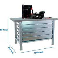 Simonwork (bancos De Trabajo) Établi Bt6 Pro 5box 830x1500x730 Mm