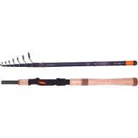 Shimano STC AX Mini Tele Spinning, 2,4m, 7,87ft, 10-30g, 10 pièces, Medium, STCAXMTS24M