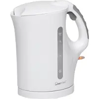 Clatronic Bouilloire | Bouilloire 1,7 L avec arrêt automatique & manuel | Filtre anticalcaire amovible | max. 2200Watt | WK 3819 blanc