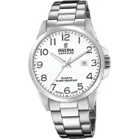 Festina Montre homme suisse bracelet en acier inoxydable argenté D2UF20024/1