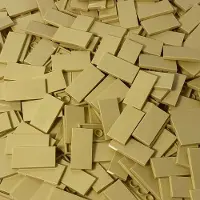 LEGO 2x4 Carreaux Beige clair - 87079 NOUVEAU Quantité 50x