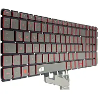 T-ProTek FRANÇAIS - Clavier noir sans cadre avec éclairage compatible avec HP Pavilion 17G-BR