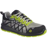 Portwest Chaussure de sécurité écologique Compositelite S1P - Taille 38 - Noir/Jaune - - FC08BKY38