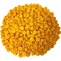 LEGO 2x2 Fleur avec picot ouvert arrondi Jaune - 98262 NOUVEAU Quantité 50x
