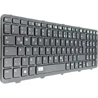 T-ProTek Clavier FRANÇAIS sans cadre pour HP ProBook 450 G2 (L3Q24EA), 470 G2 (G6W56EA)