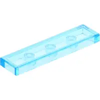 LEGO 50 pièces 2431 Carreaux Tiles 1x4 Part Basic Panel 50 Trans - Bleu clair