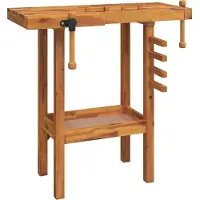 Syfax Établi avec étaux 92x48x83 cm Bois massif d'acacia
