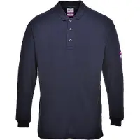 Portwest Polo Manches Longues Modaflame - Taille Xl - Marine -