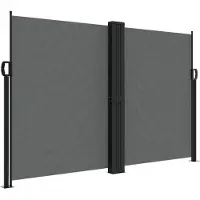 Syfax Auvent latéral rétractable anthracite 160x1000 cm