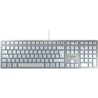 Cherry KC 6000 SLIM - Clavier - USB - Français - commutateur : SX - argent