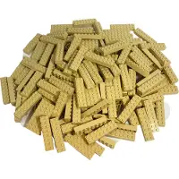 LEGO 2x8 briques hautes beige clair - 3007 NOUVEAU Quantité 10x