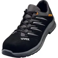 Uvex chaussures basses 2 trend S1 noir, gris largeur 11 Gr. 50