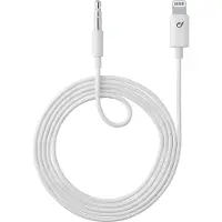 Cellularline LIGHTNING Câble musical auxiliaire pour Apple iPhone 1m prise jack audio