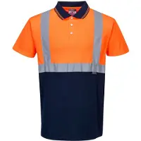 Portwest S479 Polo bicolore Orange/Navy Taille 4XL