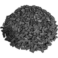 LEGO 1x2 Carreaux Gris foncé - 3069b NOUVEAU Quantité 100x