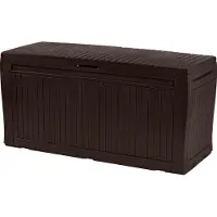 Keter Comfy Boîte de rangement 270 l, marron 230407
