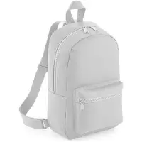 Bagbase BG153 | Mini Essential Fashion Backpack / 23 x 35 x 12 cm - Couleur : Gris clair - Taille : 23 x 35 x 12 cm