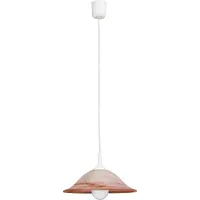 Rabalux Suspension 3955, 1 spot, Alabastro, E27, gris-argent, ronde, standard, ø310 mm