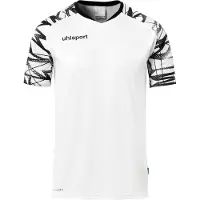 Uhlsport Goal 25 Maillot manches courtes enfants - Blanc / Noir