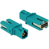 DeLOCK Adaptateur de données, Câble + prise électronique, Bleu