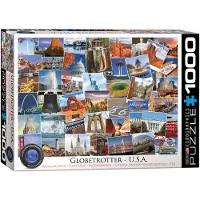 Eurographics Puzzle du voyageur du monde - USA 1000 pièces