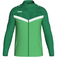Jako Veste en polyester pour enfants Iconic, Couleur:vert tendre/vert sport, Taille:164