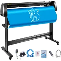 Vevor Vinyle Plotter de Découpe Traceur de Coupe 135cm Machine avec Traceur de Logiciel Signmaster