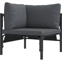 Syfax Mobilier de jardin Anthracite 80 x 80 x 71 cm Acier