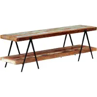 Prolenta Maison Exclusive - Meuble TV 160 x 40 x 50 cm en bois massif recyclé
