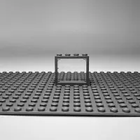 LEGO 1x4x3 Fenêtre Cadre gris transparent pour maison, bâtiment NOUVEAU ! Quantité 10x