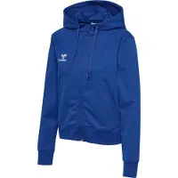 Hummel Veste de survêtement bleu cobalt / blanc