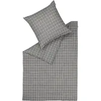 Schöner Wohnen Kollektion Collection SCHÖNER WOHNEN Linge de lit toute l'année JUST Gris 200 x 200 cm