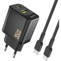 Dudao A27 MaxC 35W Chargeur mural + câble USB-C - Noir