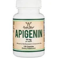 Double Wood Supplements Double Wood Apigenin | 120 gélules végétaliennes | 50 mg par gélule | Supplément