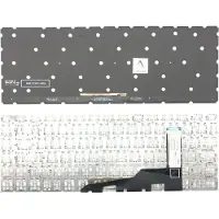 T-ProTek FRANÇAIS - Clavier noir, gris éclairage compatible avec MSI GS66 Stealth 10UE-277UK