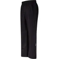 Pro-X Pantalon de pluie elements pour hommes avec fermetures éclair sur toute la longueur, tailles courtes, couleur:noir, taille:25