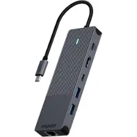 Rapoo UCM-2002 carte et adaptateur d'interfaces HDMI, RJ-45, USB 3.2 Gen 1 (3.1 Gen 1), USB Type-C