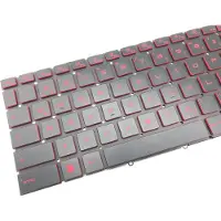 T-ProTek FRANÇAIS - Clavier rouge éclairage compatible avec MSI GF66 Katana 12UG-449