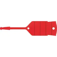 Ks Tools Porte-clés avec dragonne rouge 500 pièces - 500.8019