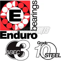 ABI Enduro Bearings Roulement Radial Double Rangée 10x26x12 - Rotation Fluide Longue Durée -