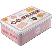 Nostalgic Art Nostalgic-Art - Vorratsdose Flach - Home & Country - Wonder Cookies