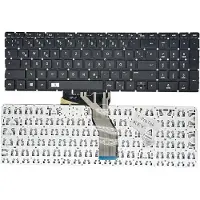 T-ProTek FRANÇAIS - Clavier noir sans éclairage, cadre compatible avec HP Pavilion 15-AS