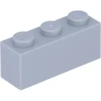 LEGO 10 pièces 3622 Brick 1x3 Part Basic briques 10 gris clair