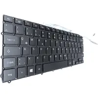 T-ProTek FRANÇAIS - Clavier noir avec cadre , éclairage compatible avec SAMSUNG NP900X3E-K02AT