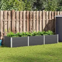 Prolenta Maison Exclusive - Potager surélevé gris 300 x 100 x 54 cm en WPC
