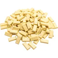 LEGO 1x2 Carreaux modifiés Barre Beige Clair - 99563 NOUVEAU Quantité 250x