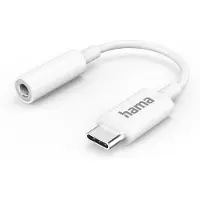Hama Adaptateur USB-C pour jack 3.5 w (blanc)