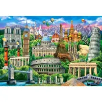 Castorland Puzzle 1000 pièces Monuments Célèbres 104901